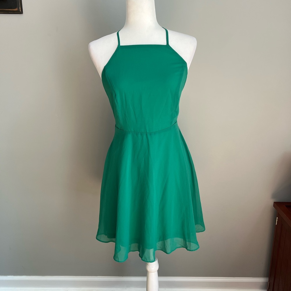 Lulus Green Dress New
